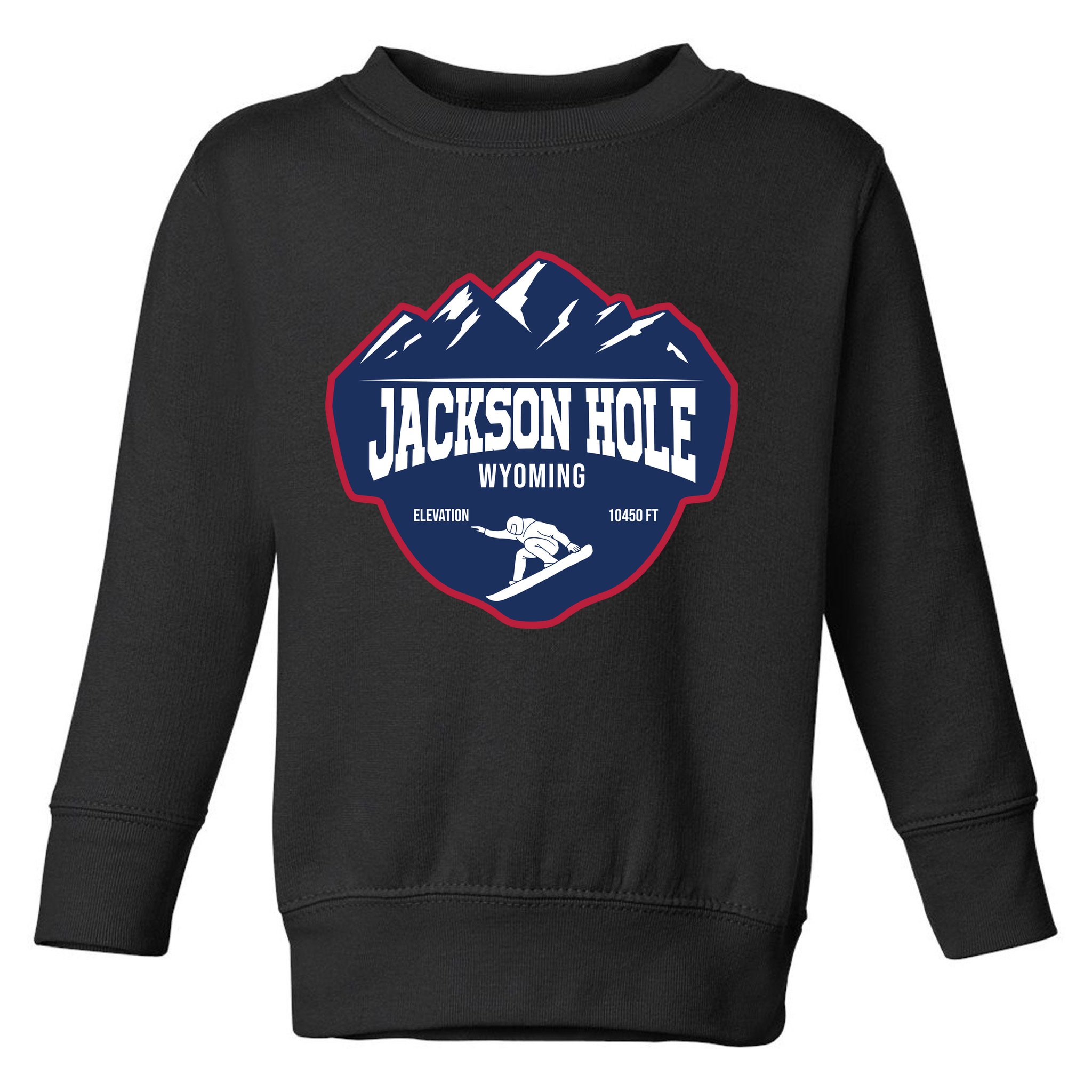 Ski At Jackson Hole Wyoming Toddler Sweatshirt