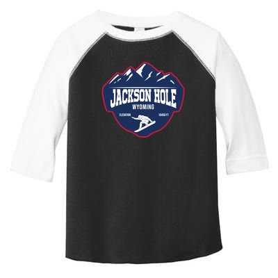 Ski At Jackson Hole Wyoming Toddler Fine Jersey T-Shirt