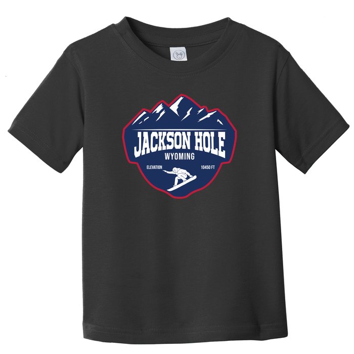 Ski At Jackson Hole Wyoming Toddler T-Shirt