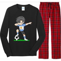 Soccer Argentina Jersey Argentinian Flag Funny Football Long Sleeve Pajama Set