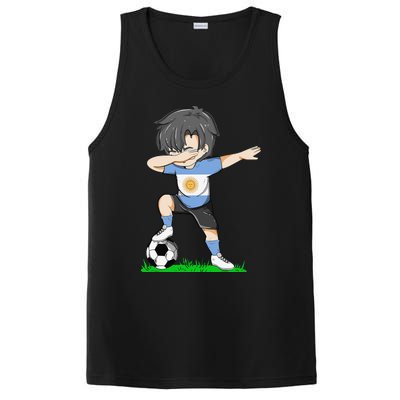 Soccer Argentina Jersey Argentinian Flag Funny Football PosiCharge Competitor Tank