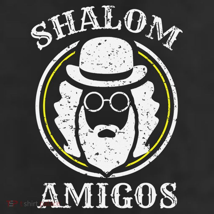 Shalom Amigos Jewish Shabbat Yiddish Hebrew Hanukkah  Cool Comfort Performance Bucket Hat