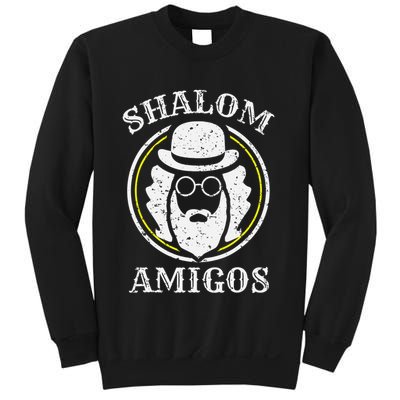 Shalom Amigos Jewish Shabbat Yiddish Hebrew Hanukkah  Sweatshirt