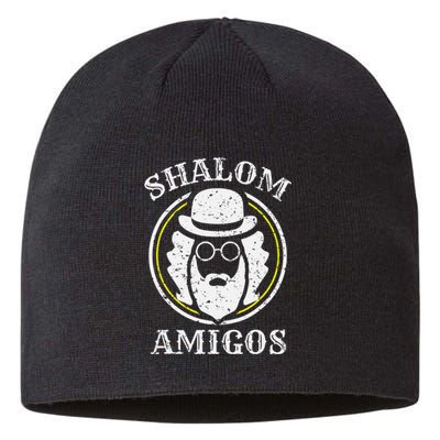 Shalom Amigos Jewish Shabbat Yiddish Hebrew Hanukkah  Sustainable Beanie