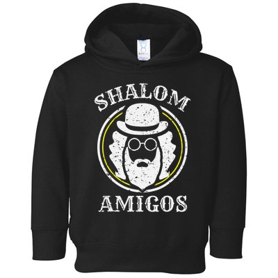 Shalom Amigos Jewish Shabbat Yiddish Hebrew Hanukkah  Toddler Hoodie