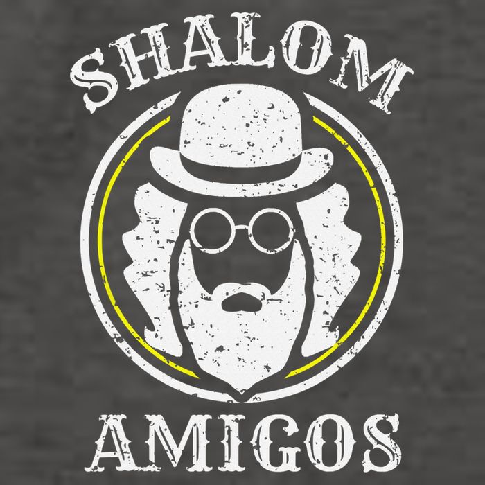 Shalom Amigos Jewish Shabbat Yiddish Hebrew Hanukkah  Vector Backpack