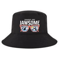 Sharks Are Jawsome Sunglasses Beach Ocean Week Cool Comfort Performance Bucket Hat