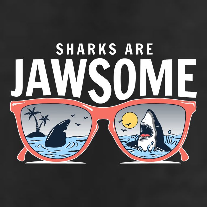 Sharks Are Jawsome Sunglasses Beach Ocean Week Cool Comfort Performance Bucket Hat