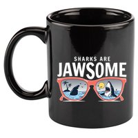 Sharks Are Jawsome Sunglasses Beach Ocean Week 11oz C Handle Ceramic Mug