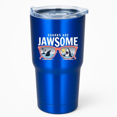 Sharks Are Jawsome Sunglasses Beach Ocean Week Tumbler