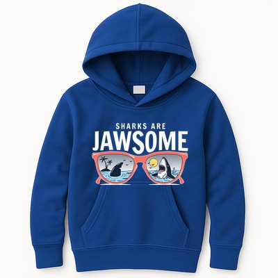 Sharks Are Jawsome Sunglasses Beach Ocean Week Kids Hoodie