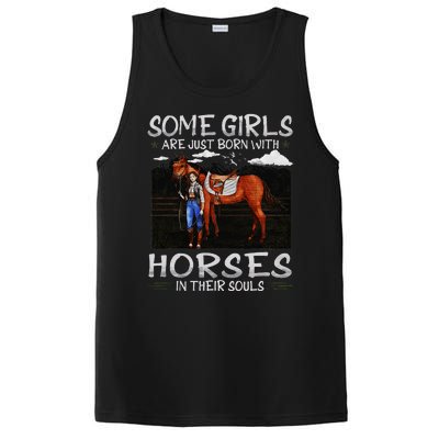 Some Are Just Born With Horses In Their Souls PosiCharge Competitor Tank