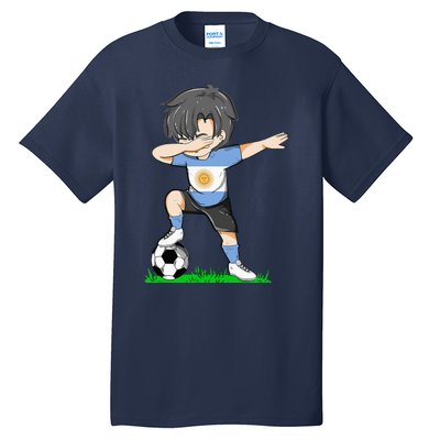 Soccer Argentina Jersey Argentinian Flag Tall T-Shirt