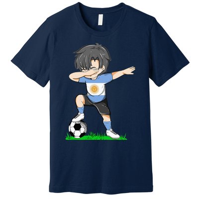 Soccer Argentina Jersey Argentinian Flag Premium T-Shirt