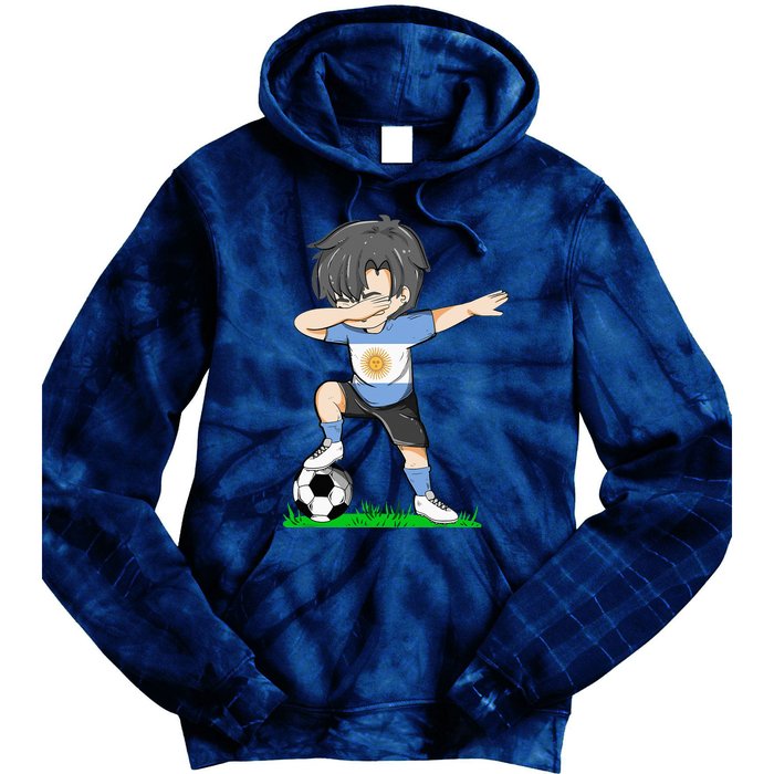 Soccer Argentina Jersey Argentinian Flag Tie Dye Hoodie