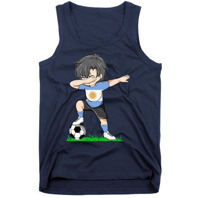 Soccer Argentina Jersey Argentinian Flag Tank Top