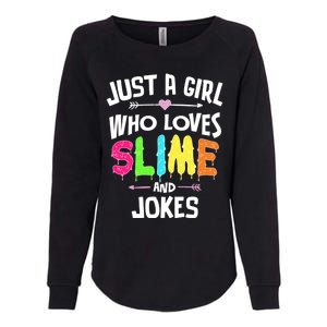 Slime And Jokes Funny Gift Gift Womens California Wash Sweatshirt