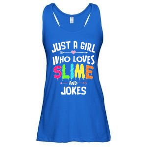 Slime And Jokes Funny Gift Gift Ladies Essential Flowy Tank