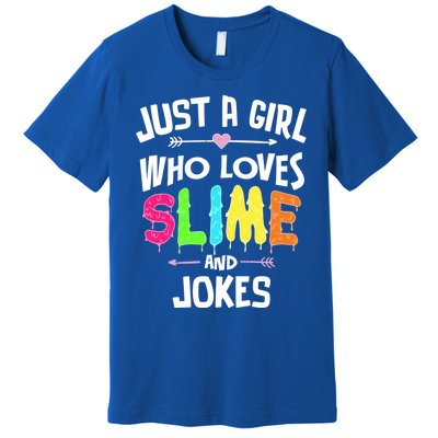 Slime And Jokes Funny Gift Gift Premium T-Shirt