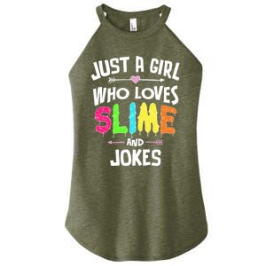 Slime And Jokes Funny Gift Gift Women's Perfect Tri Rocker Tank