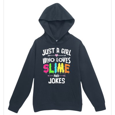 Slime And Jokes Funny Gift Gift Urban Pullover Hoodie