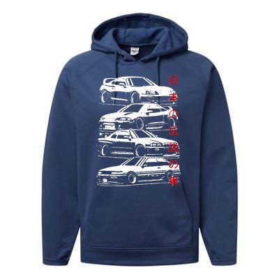 Skyline Automotive Jdm Legend Tuning Car Performance Fleece Hoodie