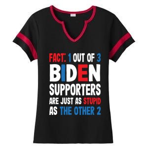 Supporters Are Just As Stupid The Other 2 Gift Ladies Halftime Notch Neck Tee