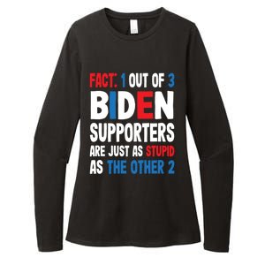 Supporters Are Just As Stupid The Other 2 Gift Womens CVC Long Sleeve Shirt