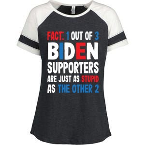 Supporters Are Just As Stupid The Other 2 Gift Enza Ladies Jersey Colorblock Tee