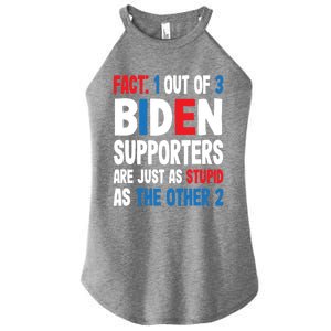 Supporters Are Just As Stupid The Other 2 Gift Women's Perfect Tri Rocker Tank