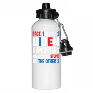 Supporters Are Just As Stupid The Other 2 Gift Aluminum Water Bottle