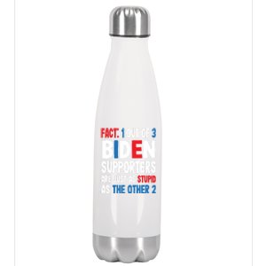 Supporters Are Just As Stupid The Other 2 Gift Stainless Steel Insulated Water Bottle