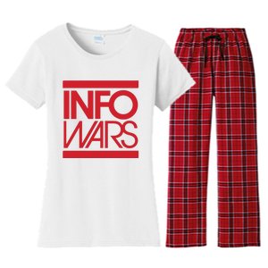 Save Alex Jones Broadcast Limited Edition Fundraiser Info Wars Women's Flannel Pajama Set