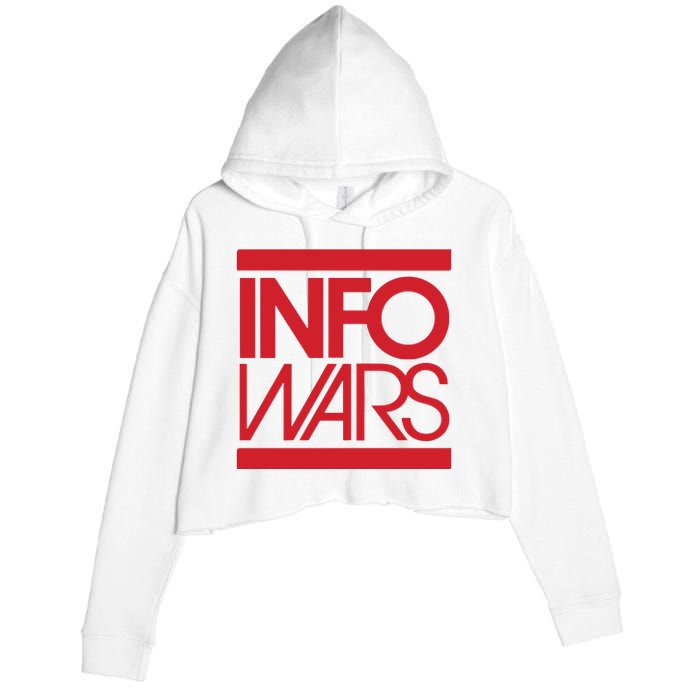 Save Alex Jones Broadcast Limited Edition Fundraiser Info Wars Crop Fleece Hoodie