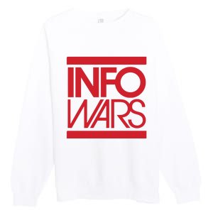 Save Alex Jones Broadcast Limited Edition Fundraiser Info Wars Premium Crewneck Sweatshirt