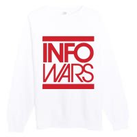 Save Alex Jones Broadcast Limited Edition Fundraiser Info Wars Premium Crewneck Sweatshirt