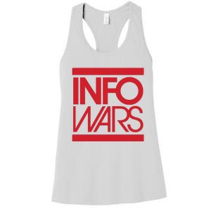 Save Alex Jones Broadcast Limited Edition Fundraiser Info Wars Women's Racerback Tank