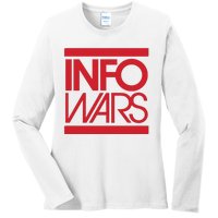 Save Alex Jones Broadcast Limited Edition Fundraiser Info Wars Ladies Long Sleeve Shirt