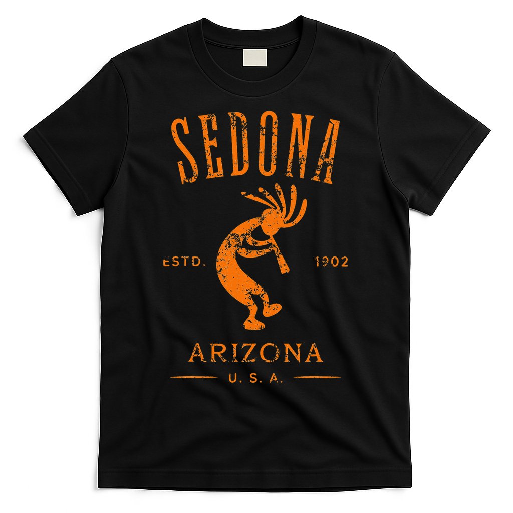 Sedona Arizona Kokopelli Souvenir Distressed Design T-Shirt