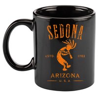 Sedona Arizona Kokopelli Souvenir Distressed Design 11oz C Handle Ceramic Mug