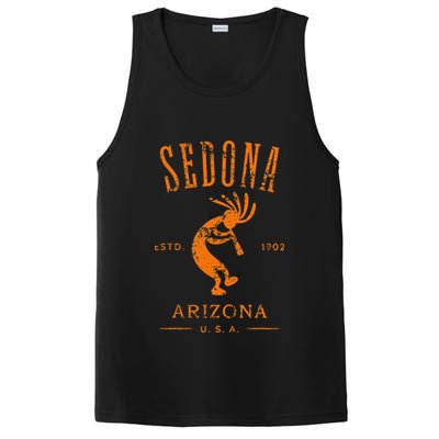 Sedona Arizona Kokopelli Souvenir Distressed Design PosiCharge Competitor Tank
