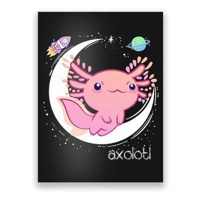 Space Axolotl Kawaii  Pastel Goth  Japan Anime Comic Poster