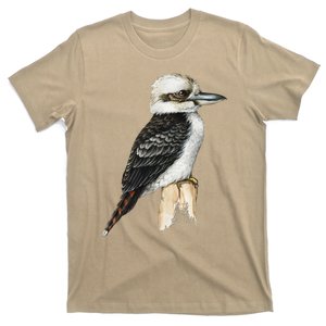 Snirt Australian Kingfisher Print Kingfisher Hoodie T-Shirt