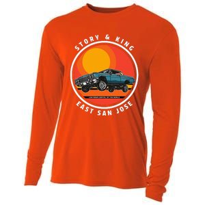 Story And King East San Jose Low Rider Capital Of The World Cooling Performance Long Sleeve Crew