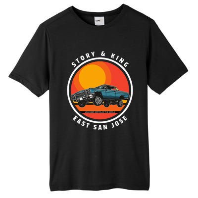 Story And King East San Jose Low Rider Capital Of The World Tall Fusion ChromaSoft Performance T-Shirt