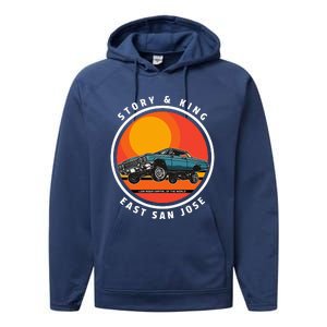 Story And King East San Jose Low Rider Capital Of The World Performance Fleece Hoodie