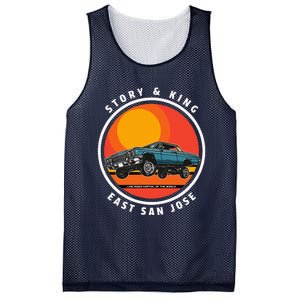 Story And King East San Jose Low Rider Capital Of The World Mesh Reversible Basketball Jersey Tank