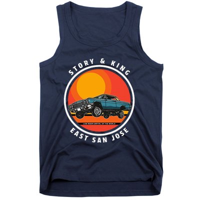 Story And King East San Jose Low Rider Capital Of The World Tank Top