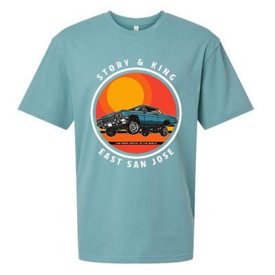 Story And King East San Jose Low Rider Capital Of The World Sueded Cloud Jersey T-Shirt