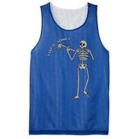 Stay And Keep It Spooky Cute Little Ghost Skeleton Halloween Great Gift Mesh Reversible Basketball Jersey Tank